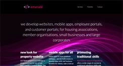 Desktop Screenshot of emerald-design.co.uk